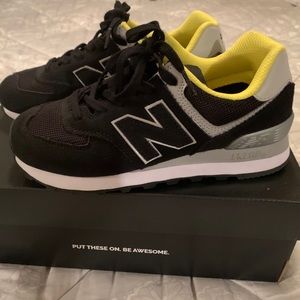 Figs Black New Balance 574 Size 6 